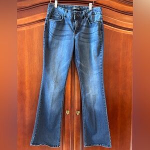 Riders by Lee Dark Blue Flare Jeans Size 12M Stretch Denim